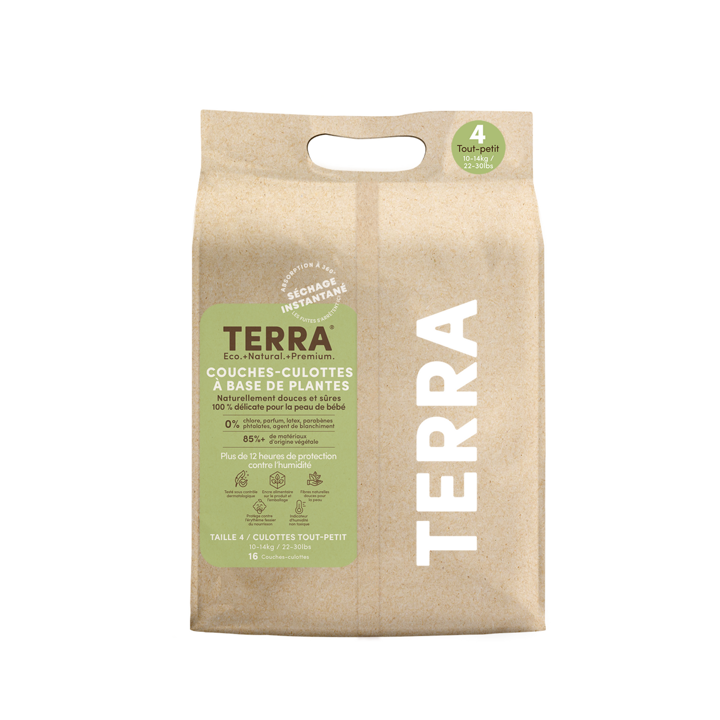 Toddler 10-14kg Eco Nappy Pants 16's (8*16s)