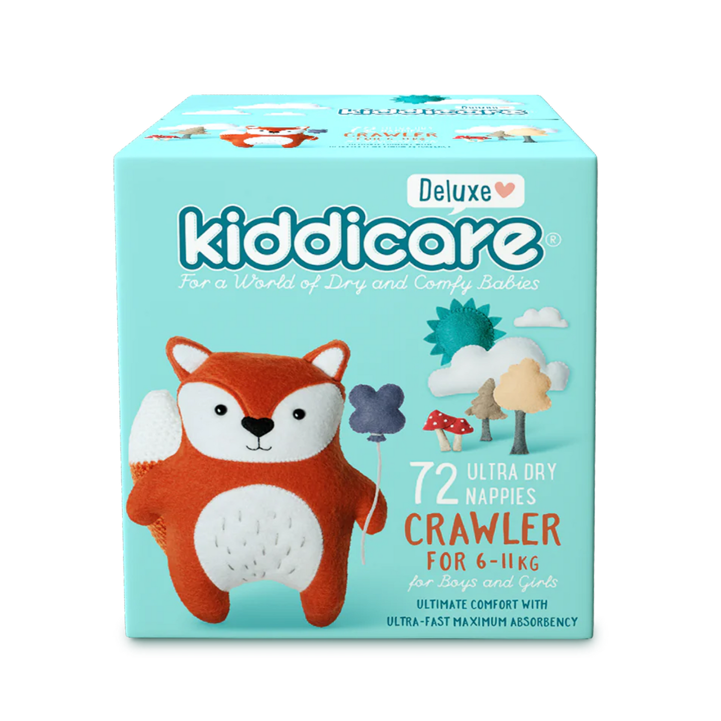 Crawler 6-11kg Unisex Nappies 72s (1*72s)