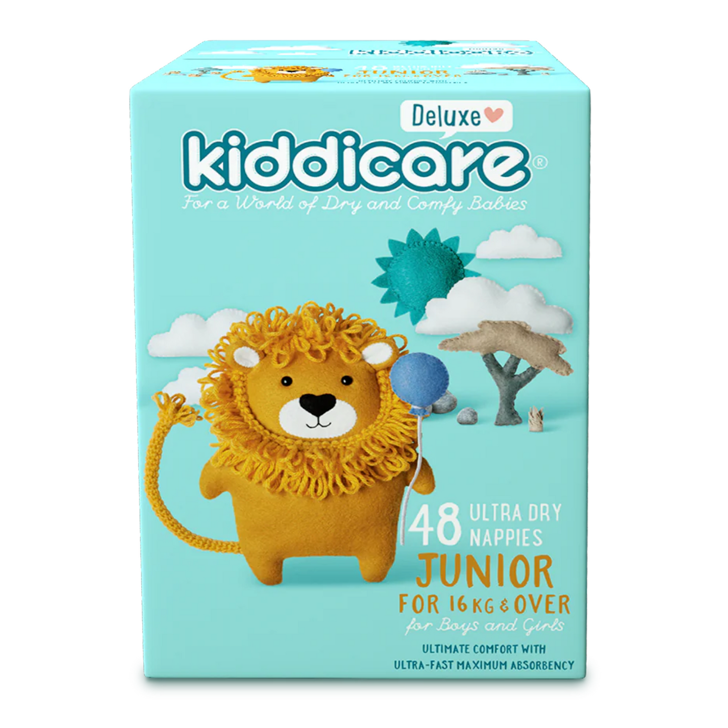 Junior 16kg+ Unisex Nappies 48s (1*48s)