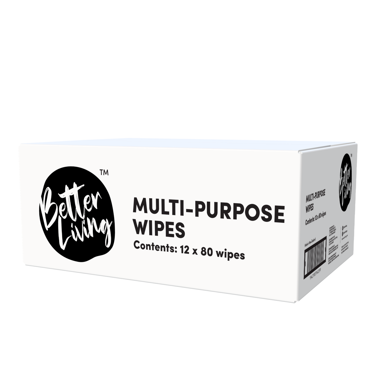 Multi-purpose Antibacterial Wipes - Lemon 80s Value Pack(12*80s)