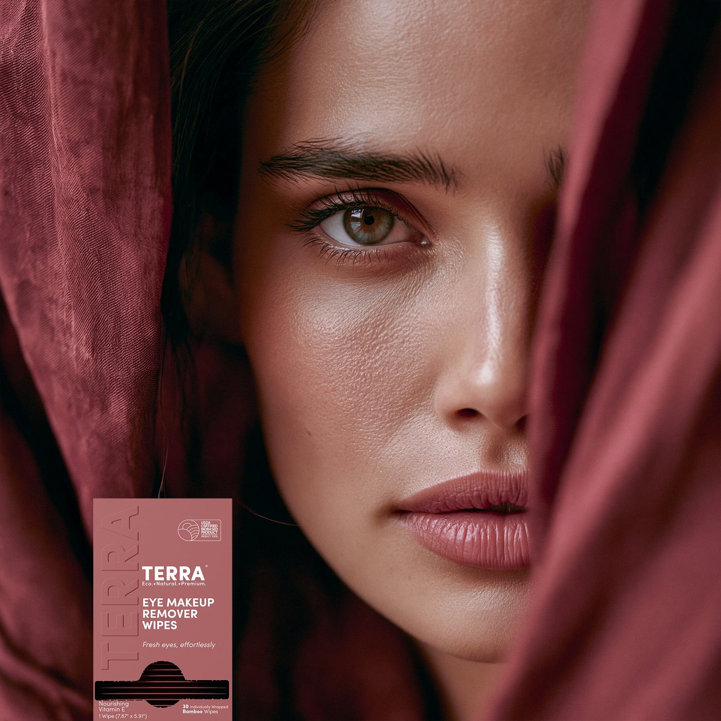 Terra Eye Makeup Remover Wipes 30s x 6 Carton Pack