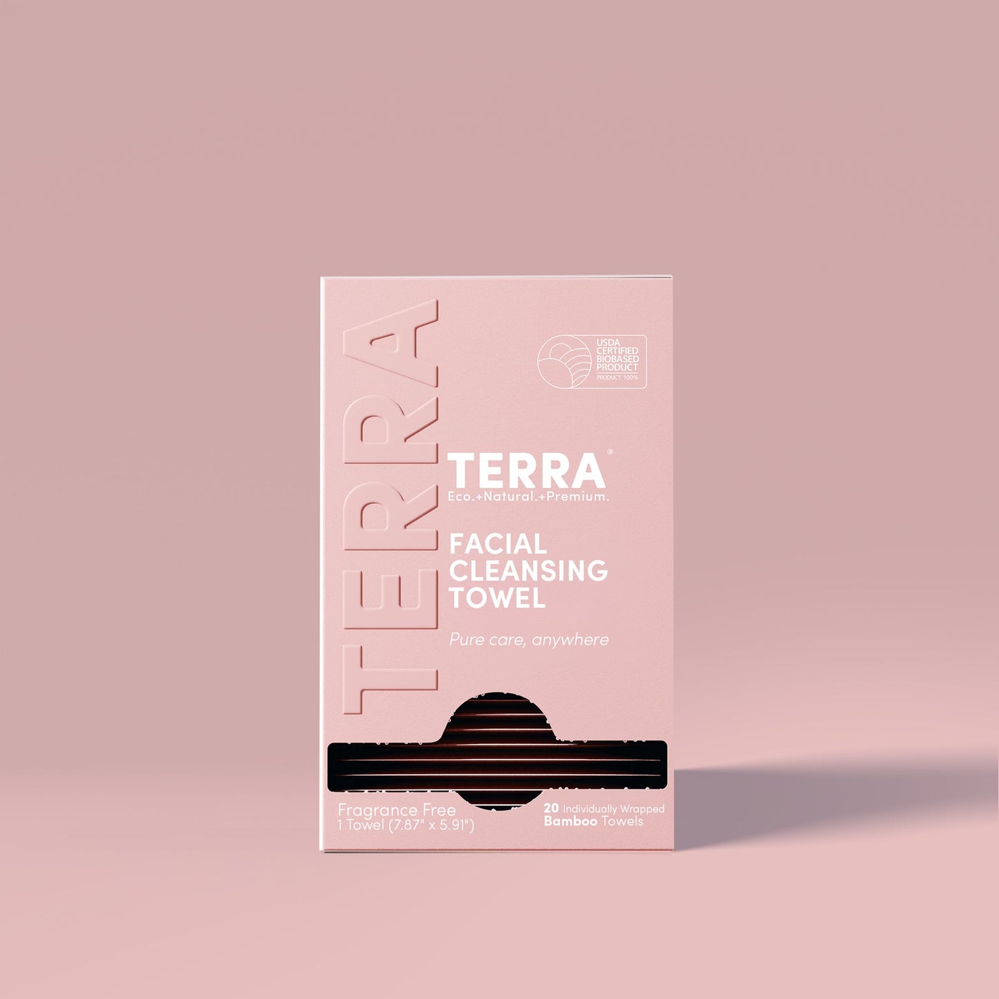Terra Facial Dry Cleansing Towel 1000's Carton Pack