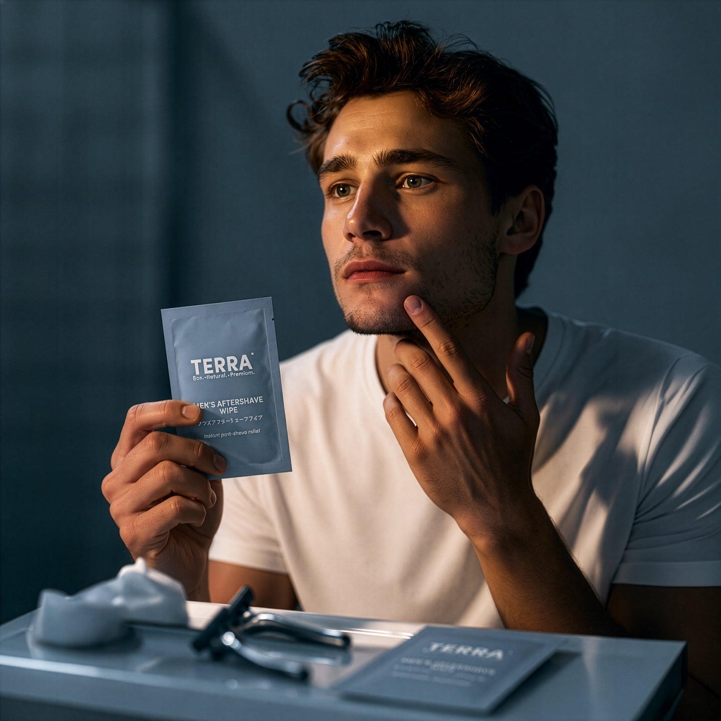Terra Men's Aftershave Wipes 30s x 6 Carton Pack