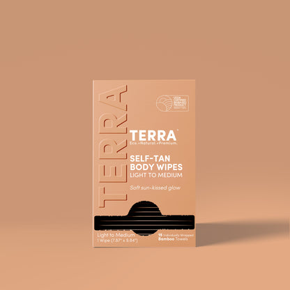 Terra Light - Medium Tan Wipes 500s Carton Pack