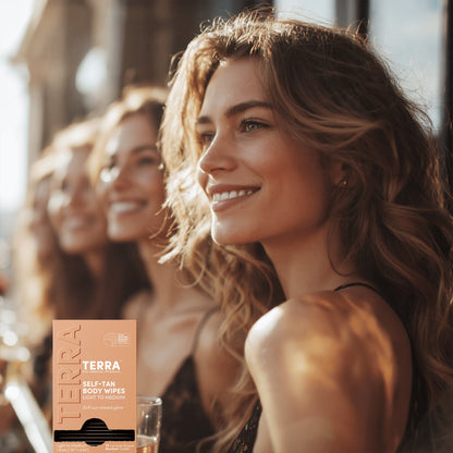 Terra Self-Tan Body Wipes (Light to Medium) 15s x 6 Carton Pack