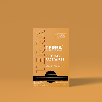 Terra Face Tan Wipes 500s Carton Pack