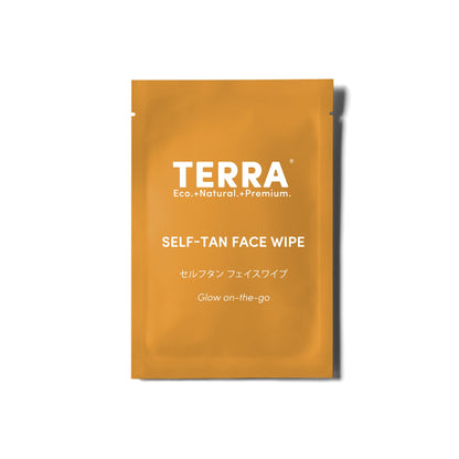 Terra Face Tan Wipes 500s Carton Pack