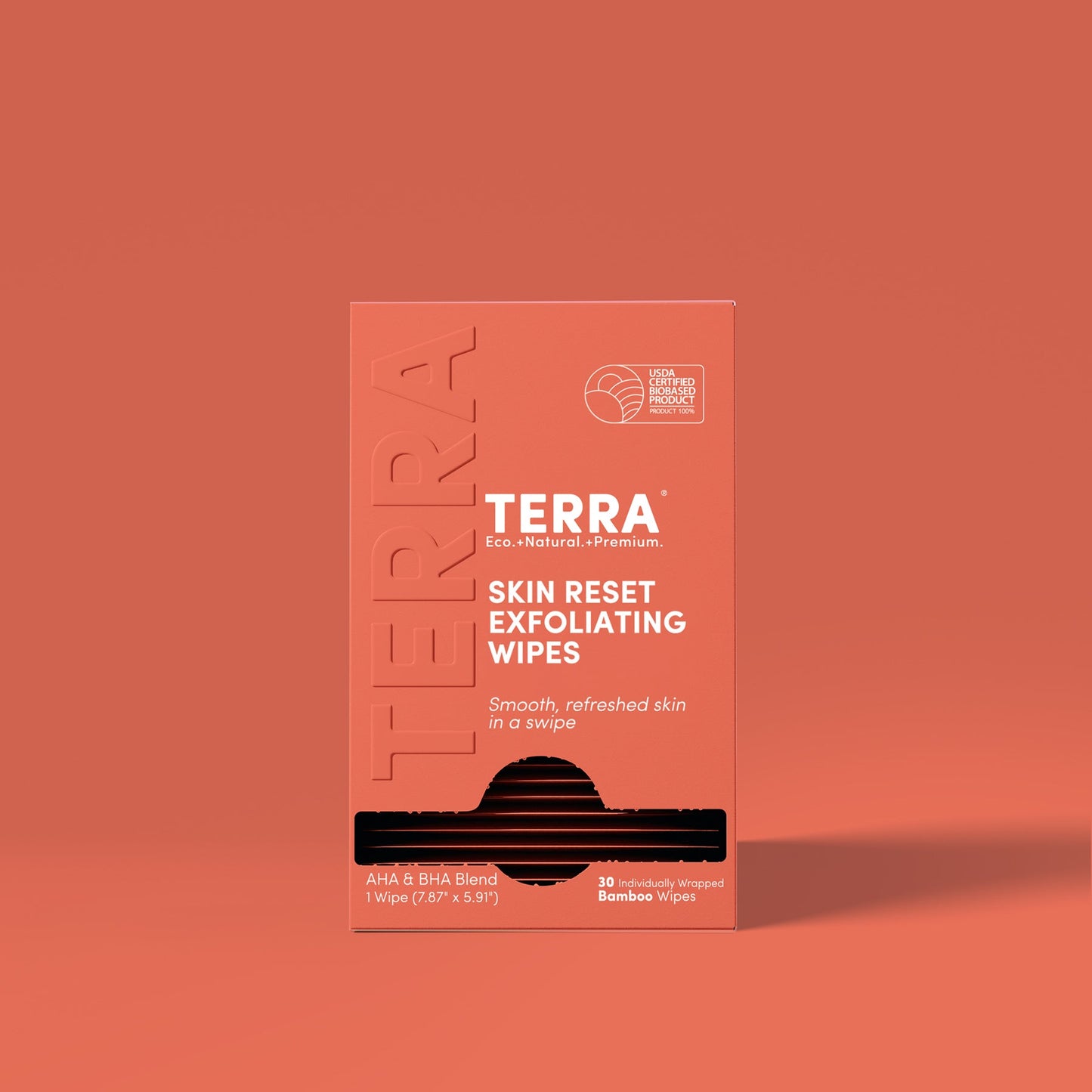 Terra Skin Reset Exfoliating Wipes 30s x 6 Carton Pack