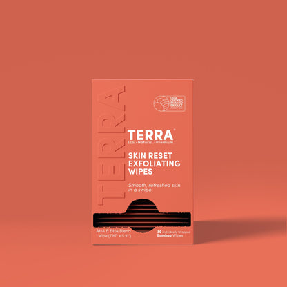 Terra Skin Reset Exfoliating Wipes 30s x 6 Carton Pack