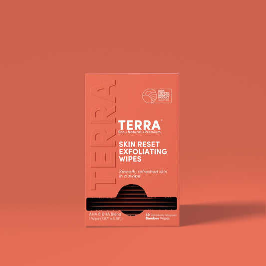 Terra Skin Reset Exfoliating Wipes 1000's Carton Pack