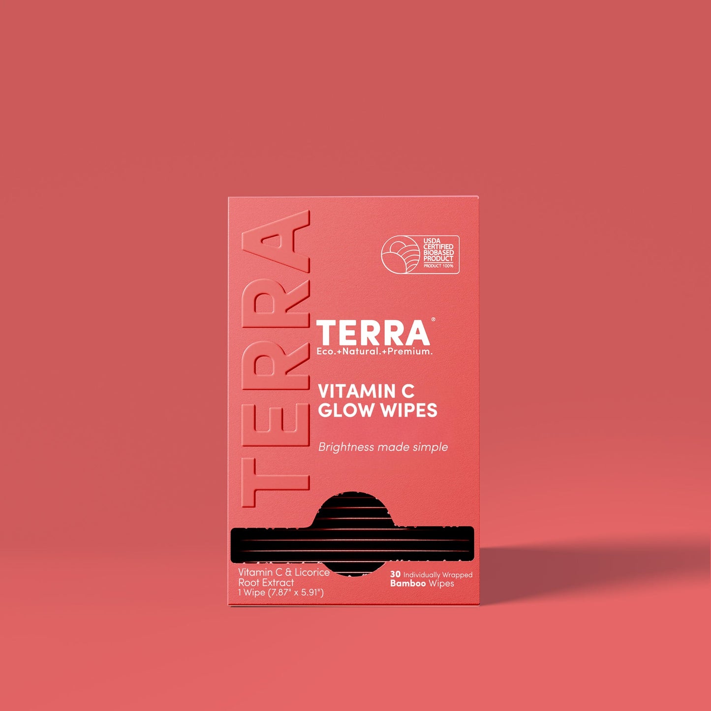 Terra Vitamin C Glow Wipes 1000's Carton Pack
