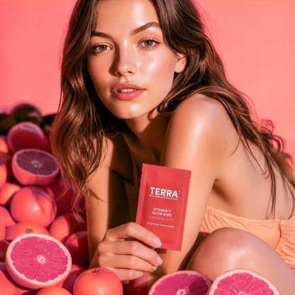 Terra Vitamin C Glow Wipes 30s x 6 Carton Pack